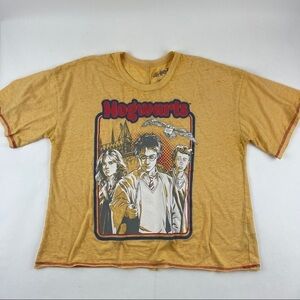 Wizarding World Harry Potter Tshirt Womens XL 16/18 Yellow Short Sleeve